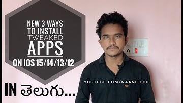NEW BEST Stores Install Tweaked Apps FREE iOS 15/14/13/12 NO Computer NO Jailbreak iPhone in Telugu.