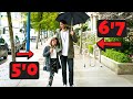Tall guy short girl dating issues! [ He's 6'7 / She's 5'0 ]