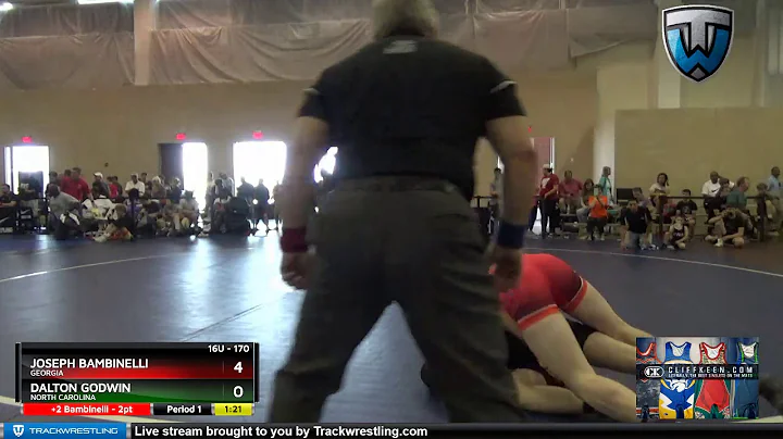 16U 170 Dalton Godwin North Carolina Vs Joseph Bam...