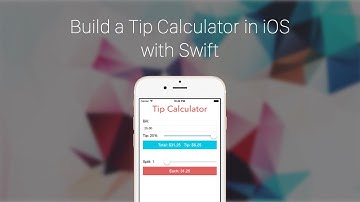 iOS Development Tutorial - How to Build a Tip Calculator Part 1: Introduction to Tip Calculator