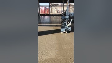 SEE THE SILKY SMOOTH OPERATION OF THE CONCRETE LASER LEVELING SCREED💨#laserscreed #levelconcrete