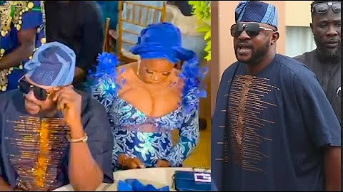 Faithia Balogun and Odunlade Adekola Shine at Adeniyi Johnson Naming, Beautiful Lady Sits Beside Him