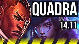 LUCIAN & Nami vs APHELIOS & Milio (ADC) | Legendary, Quadra, 28/5/3 | EUW Master | 14.11