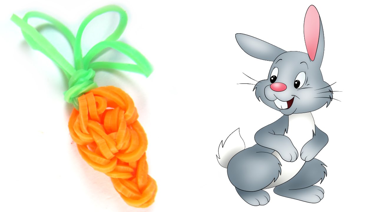 Фигурки из резинок. Фигурка из резинок МОРКОВКА