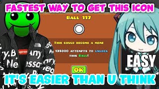 This is FASTEST WAY To Get The Nswish Ball Icon (works on all platforms)(mobile) Geometry Dash 2.2