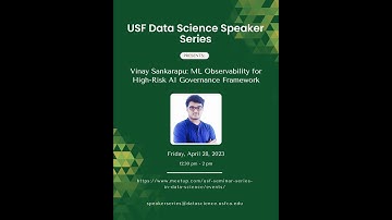 Vinay Sankarapu: ML Observability for High-Risk AI Governance Framework
