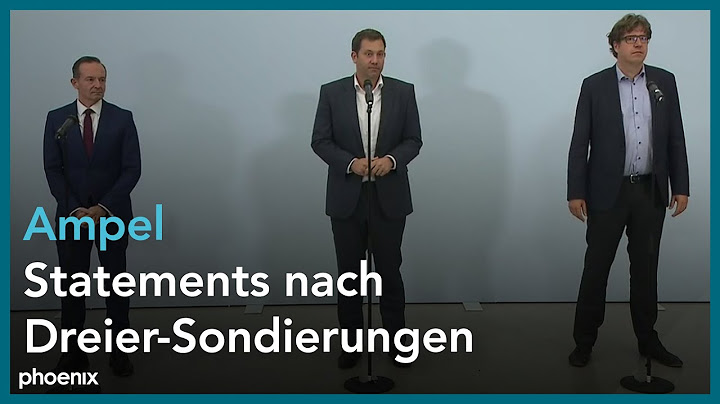 Ampel-Koalition? Statements nach erstem Sondierungsgespräch zwischen SPD, Grüne & FDP