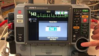 LifePak 15- Synchronized Cardioversion