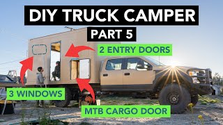 Tern Overland Window and Door Install / Part 5 / DIY Expedition Box Truck Build