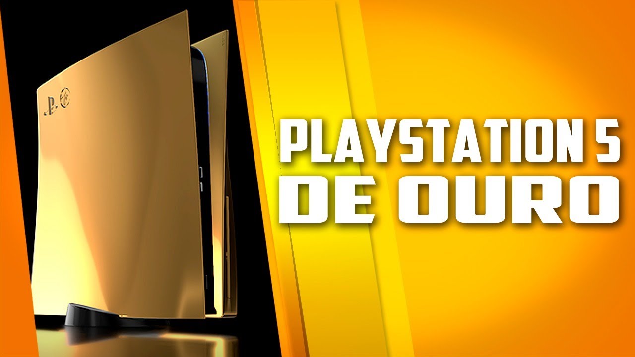 Gameplay de luxo! PS5 ganha customizações caras com ouro e platina 