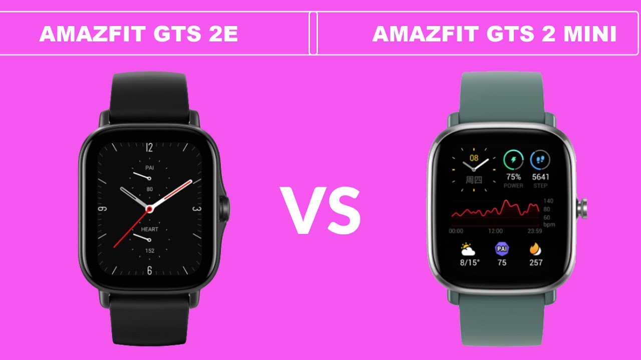 Amazfit GTS 2 vs. GTS 2 Mini: Which should you buy?