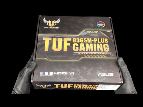 ASUS TUF B365M-PLUS GAMING Motherboard Unboxing and Overview