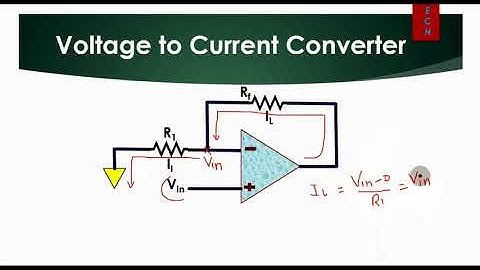 Opamp V to I converter