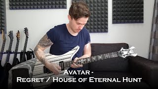 Avatar - Regret / House of Eternal Hunt (Guitar Cover + All Solos)