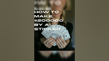 how to make $200000 year by Ai sticker #onlineearning #sidehustle #shortsvideo #ai #youtube