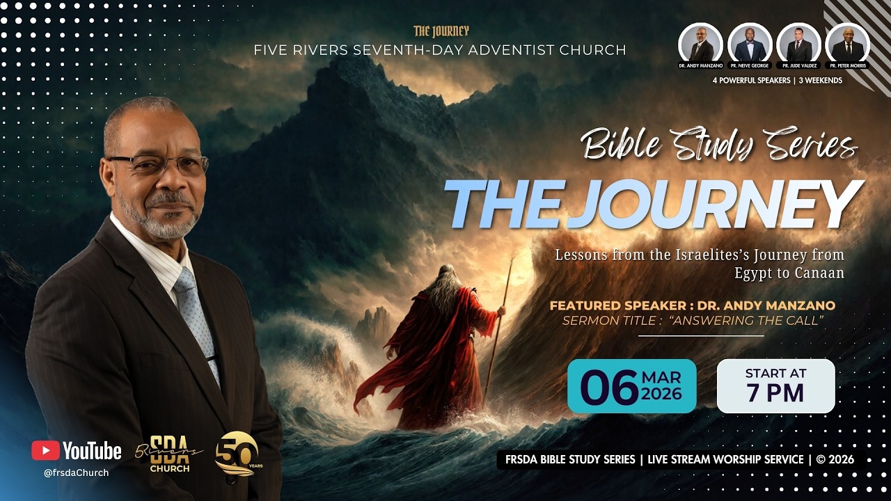 THE JOURNEY | 2026 BIBLE STUDY SERIES | MAR 6TH | 7PM (AST) | ANSWER THE CALL | DR. ANDY MANZANO