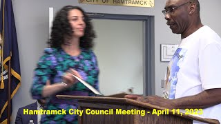 Hamtramck City Council Meeting - April 11, 2023 - Part 3 -Oath of Office