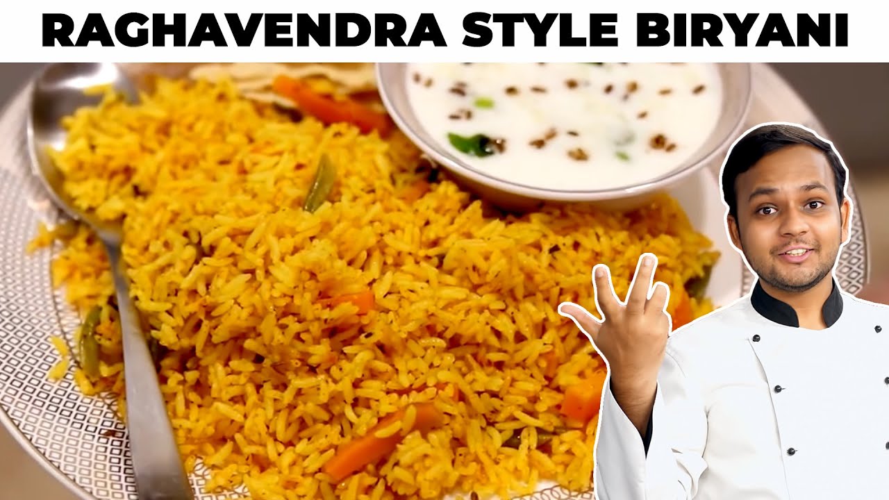 Raghavendra Style Veg Biryani Recipe - Easy Bachelor Friendly CookingShooking Recipe | Yaman Agarwal