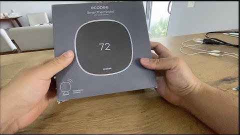 Ecobee thermostat controlling minisplit