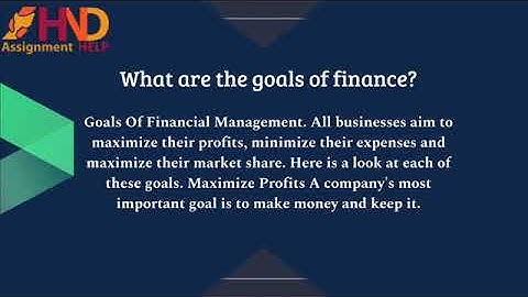 Finance Assignment Help