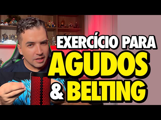 AGUDOS E BELTING - EXERCÍCIO PARA AGUDOS E BELTING - AULA DE CANTO CHARLES CARDOSO class=