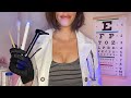 Asmr  medical exam  full checkup eye exam face test cranial nerve  doctor roleplay for sleep