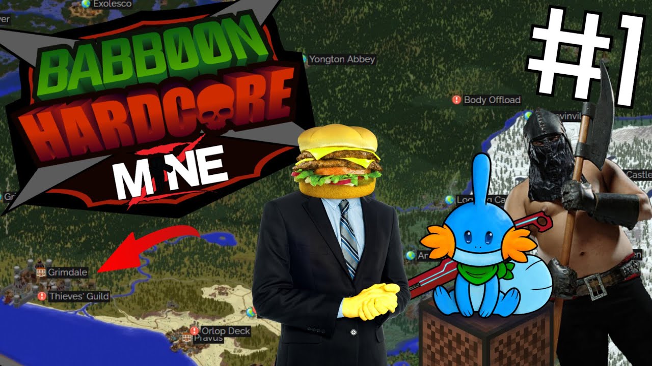 BABB00N Hardcore: MineZ S1 #1 | A Journey's Beginning!