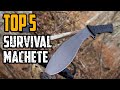 Best Machetes for Survival and Self Defense In 2023 - Top 5 New Survival and Self Defense Machetes