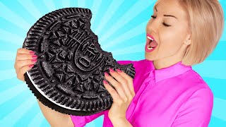 Приготовили огромное печенье Oreo / Гигантский Твикс