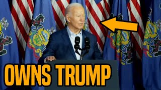 Biden crushes Trump in BRUTAL speech