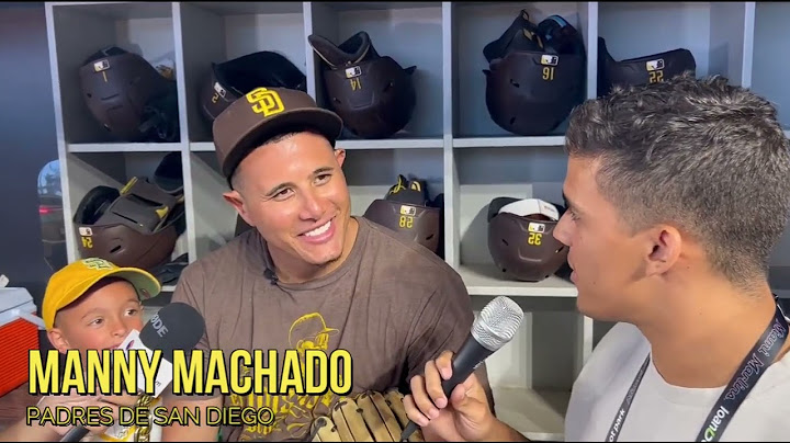 MANNY MACHADO: Habla de Alex Rodriguez (A-Rod) y su lesión actual con los Padres de San Diego