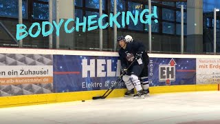 Eishockey Bodychecking Tutorial