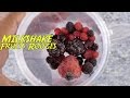 Milkshake  fruits rouges  trs frais trs rapide