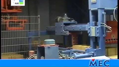 Automatic splitting machine with manipulator to load materials MEC