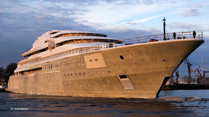 OPERA Project SASSI | float out of the brand new LÜRSSEN superyacht at Blohm+Voss | 4K-Quality-Video