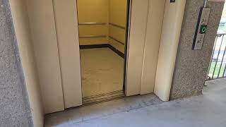 Modernized Vintage 1967 Dover Hydraulic Service Elevator at CSUS Sequoia Hall Sacramento, CA