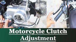 Motorcycle Clutch Adjustment | Bike Clutch Setting/Adjustment | How to Adjust Clutch | Life Works