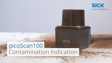 Maximize sensor availability with picoScan100 contamination indication