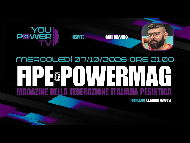 FIPE POWERMAG - Puntata 7 Ottobre - Gioca FIPE tra Festival dello Sport e Trofeo CONI