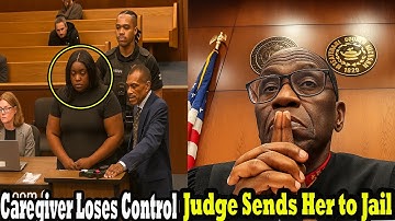 Caregiver Loses Control — Judge Simpson Sends Her to Jail#courtroomdrama #judgesimpson