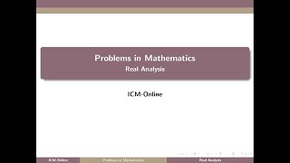 Problems in Mathematics: Real Analysis-4