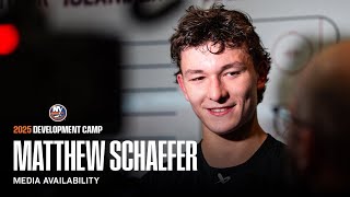 Matthew Schaefer Breaks Down Day 1 of Islanders Development Camp at Northwell Health Ice Center