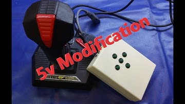 5v modification of my retro computer / Commodore Amiga joystick tester -  adding a 7805 regulator.