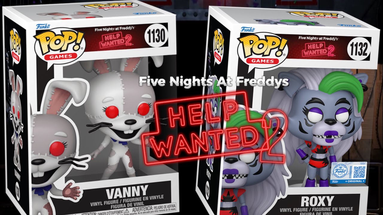 Unboxing two new Help wanted fnaf Funko pops!