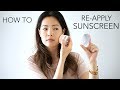 How To Reapply Sunscreen Over Makeup