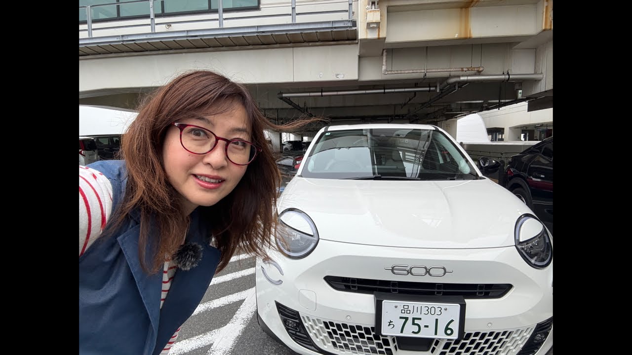 ドライブLIVE】FIAT「新型600ハイブリッド」⭐️yumi yoshida【吉田