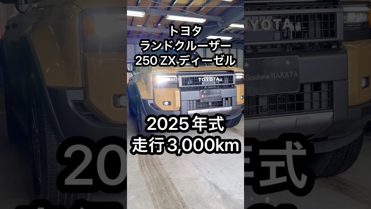 トヨタ ランドクルーザー250 ZX・サンド・ヒッチメンバー・R7年式