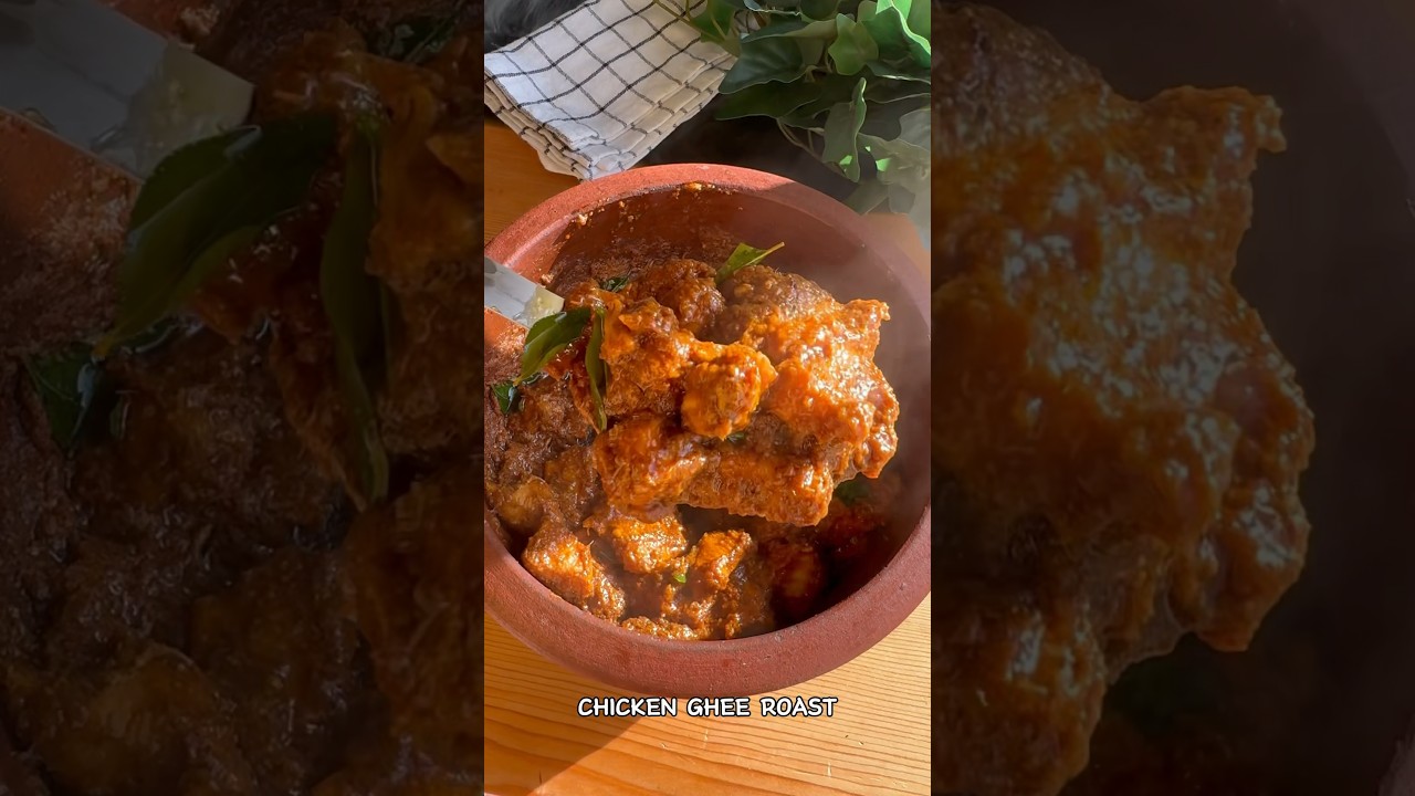 Mangalorean Chicken ghee roast | ghee roast chicken recipe video #gheeroast #chicken