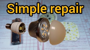 Fix Your LED Ceiling Light in Minutes! (Using a Dead LED Bulb & Simple Tools)