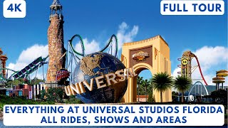 [4K] Everything at Universal Studios Florida ALL RIDES SHOWS AND FULL TOUR